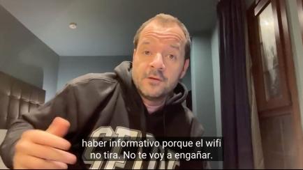 Ángel Martín, en su vídeo de este lunes.
