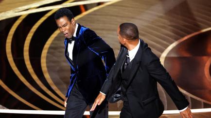 Momento en el que Will Smith dio un bofetón a Chris Rock en los Oscar de 2021.
