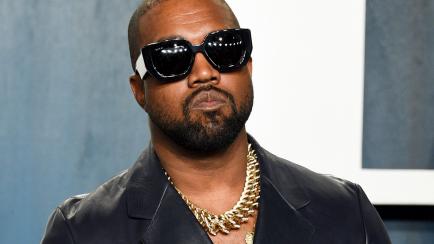 Kanye West en la fiesta de 'Vanity Fair' tras los Oscar de 2020.