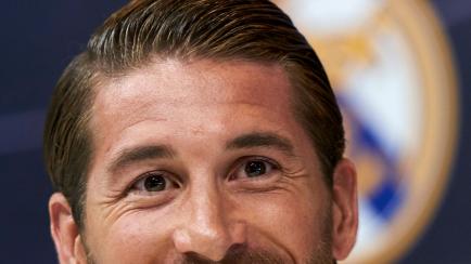 MADRID, SPAIN - MAY 30: Sergio Ramos of Real Madrid CF explain during press conference that he is not leaving Real Madrid CF at Valdebebas on May 30, 2019 in Madrid, Spain. (Photo by Quality Sport Images/Getty Images)