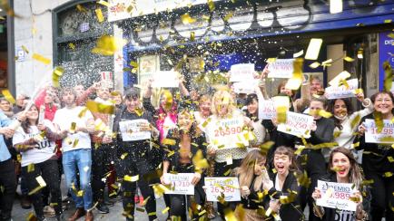 Celebración de El Gordo de 2019 en la administración de Doña Manolita