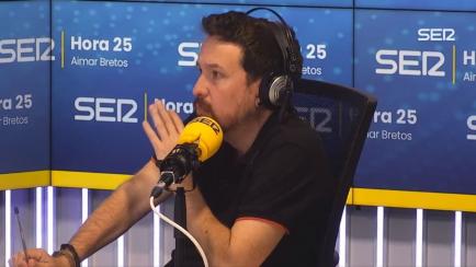 Pablo Iglesias, en la Cadena Ser.