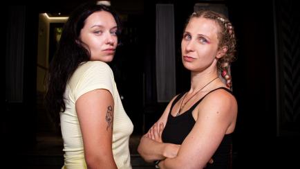 Olga Borisova y Maria Aliójina, de Pussy Riot.