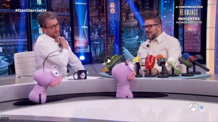 Dani García responde a las preguntas de Trancas y Barrancas en 'El Hormiguero'.