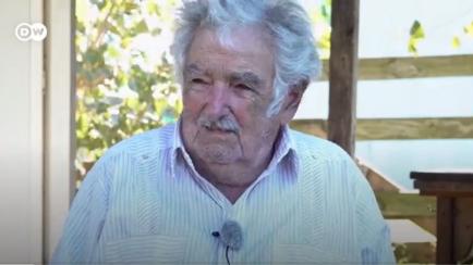 José Mujica, durante la entrevista.