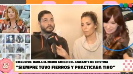 Un amigo del atacante de Cristina Fernández, en la televisión argentina.
