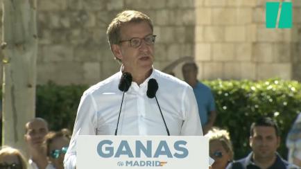 El líder del PP, Alberto Núñez Feijóo.