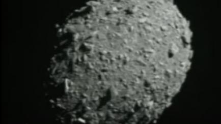 El asteroide Dimorphos fotografiado por DART antes de colisionar