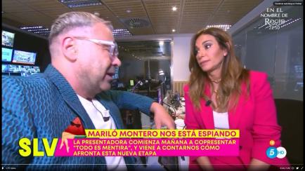 Jorge Javier y Mariló Montero en Telecinco.