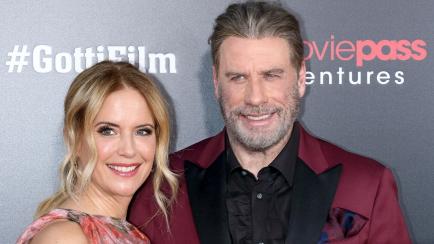 NEW YORK, NY - JUNE 14:  Actors Kelly Preston and John Travolta attend the "Gotti" New York premiere at SVA Theater on June 14, 2018 in New York City.  (Photo by Jim Spellman/WireImage)