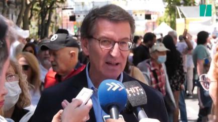El presidente del PP, Alberto Núñez Feijóo.