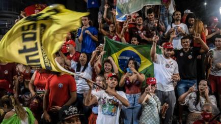 Seguidores de Lula da Silva celebran su victoria el pasado 30 de octubre.