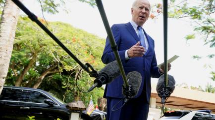 El presidente estadounidense, Joe Biden, en una rueda de prensa desde Bali, donde se celebra la cumbre del G-20.