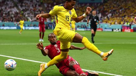 El partido inaugural del Mundial 2022 entre Qatar-Ecuador. 