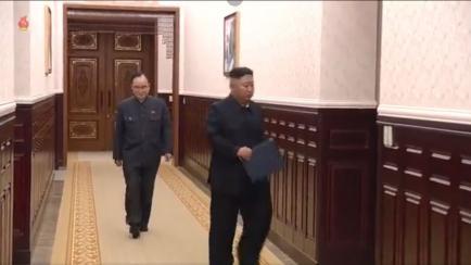 Un momento del vídeo de Kim Jong Un.