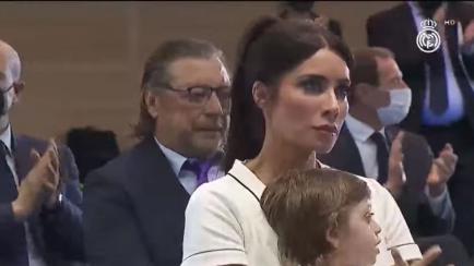 Pilar Rubio en la despedida de Sergio Ramos.