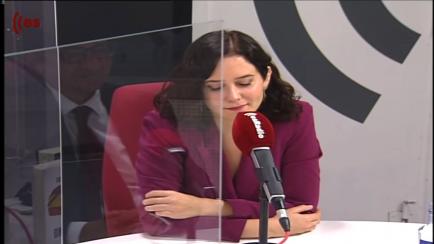 Isabel Díaz Ayuso en el programa de Jiménez Losantos.