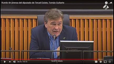 Tomás Guitarte, diputado de Teruel Existe.