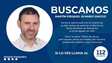 El aviso de los Mossos para localizar al padre del niño.
