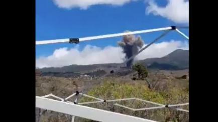 Erupción del volcán en La Palma.