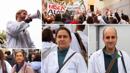 Médicos en huelga