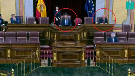 Mesa de presidencia del Congreso de los Diputados