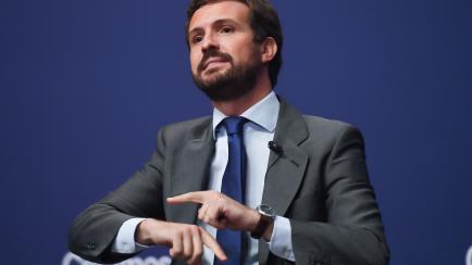 Pablo Casado, en el acto de este miércoles.