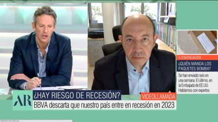 Joaquín Prat, entrevistando a Gonzalo Bernardos en 'El Programa de Ana Rosa'.