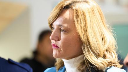 La portavoz de la Comisión Ejecutiva del PSOE y ministra de Educación, Pilar Alegría
