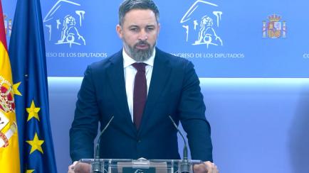 Santiago Abascal, este martes.