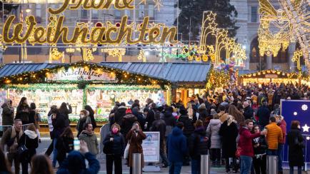 Mercado de Navidad de Viena (Austria) el pasado 12 de noviembre.