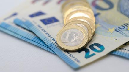 Monedas de un euro.