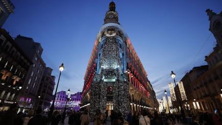 Decoración navideña en Madrid