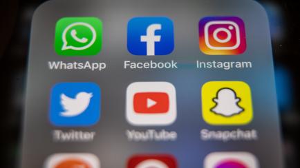 Los iconos de las app de algunas de las redes sociales más populares