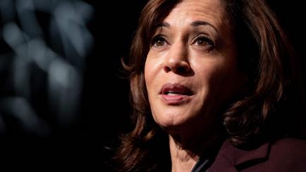 US Vice President Kamala Harris speaks during the African and Diaspora Young Leaders Forum at the National Museum of African American History and Culture in Washington, DC on December 13, 2022. (Photo by SAUL LOEB / AFP) (Photo by SAUL LOEB/AFP ...