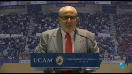 El presidente de la UCAM, José Luis Mendoza, en una imagen de archivo.