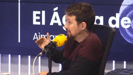 Pablo Iglesias en el 'El Ágora de Hora 25' de la Cadena Ser.