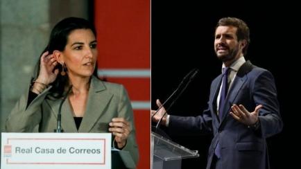 Rocío Monasterio y Pablo Casado.