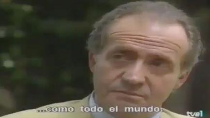 El rey Juan Carlos I, en una entrevista en 1992.