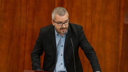 Javier Padilla, en la Asamblea.