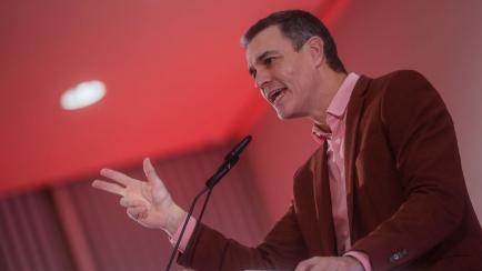 El presidente del Gobierno, Pedro Sánchez, el pasado 17 de diciembre en Valencia.