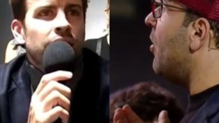 Gerard Piqué y Gerard Romero, en un combo de imágenes.
