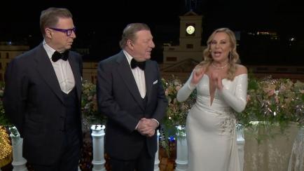 Los Morancos y Ana Obregón, en las Campanadas de La1 de TVE.