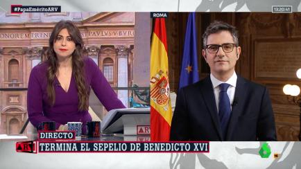 Félix Bolaños, ministro de Presidencia, entrevistado en 'Al Rojo Vivo' (LaSexta).