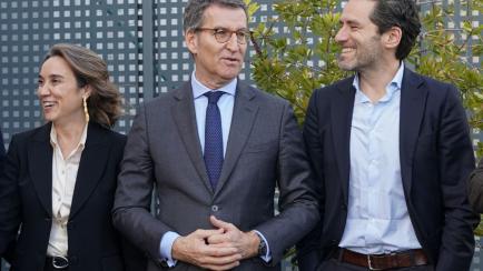 Borja Sémper, este lunes junto a Cuca Gamarra y Alberto Núñez Feijóo
