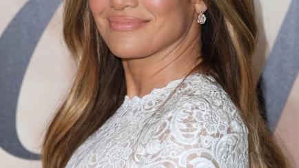 Jennifer Lopez, en el estreno en Los Angeles de la película 'Cásate conmigo' el 8 de febrero de 2022.