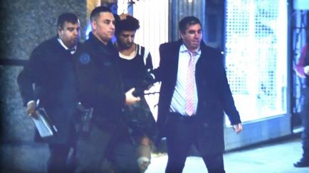 Fernando Andre Sabag Montiel, durante su detención tras el intento de magnicidio contra Cristina Fernández de Kirchner.