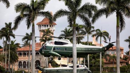La mansión de Mar-a-Lago del expresidente estadounidense Donald Trump.