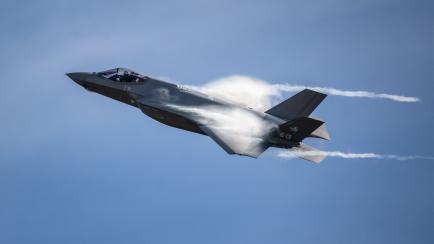Un caza F-35 de Lockheed Martin en una imagen de archivo