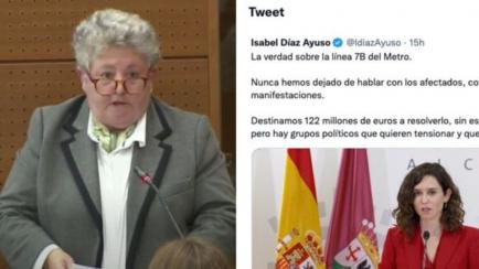 Isabel Redondo y el tuit de Ayuso.